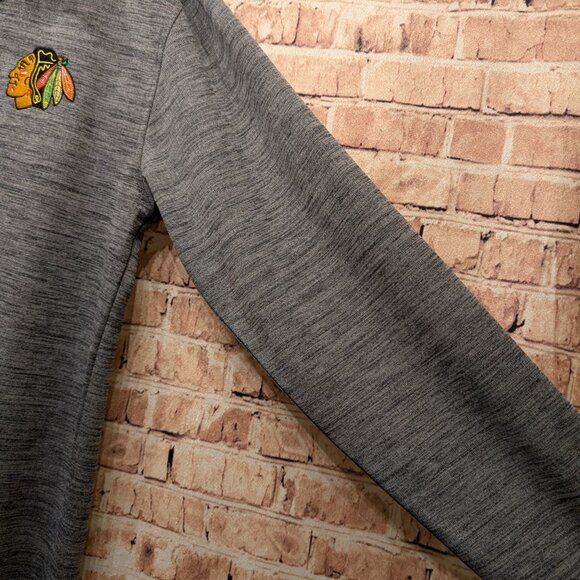 NHL Blackhawks Men's Pullover 1/4 Zip Size Small - Picture 10 of 13